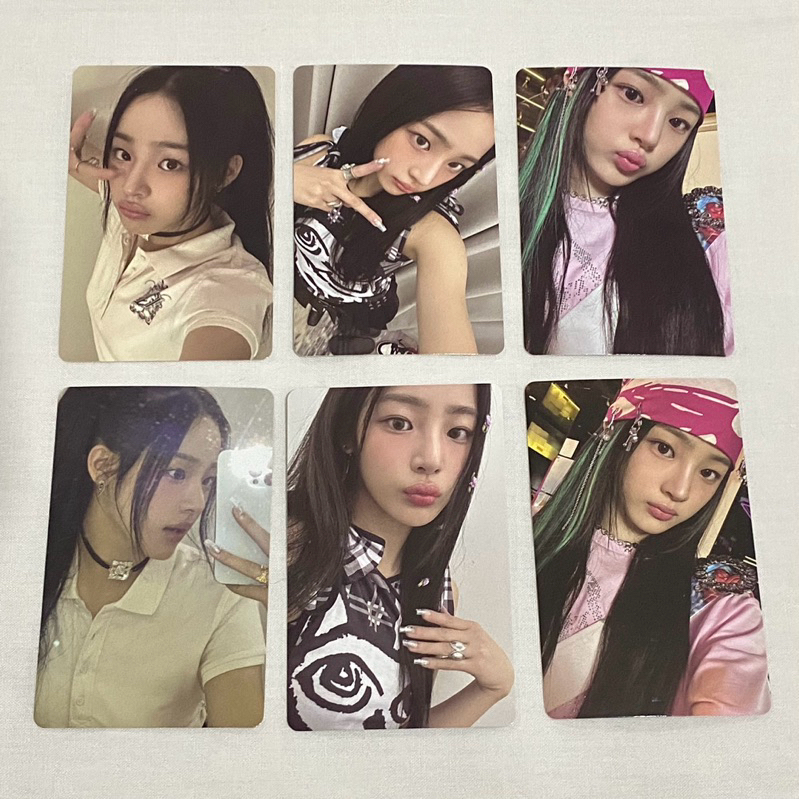 New Jeans Get Up Weverse Album การ์ดรูปถ่ายอย่างเป็นทางการ Minji Hanni Danielle Haerin Hyein