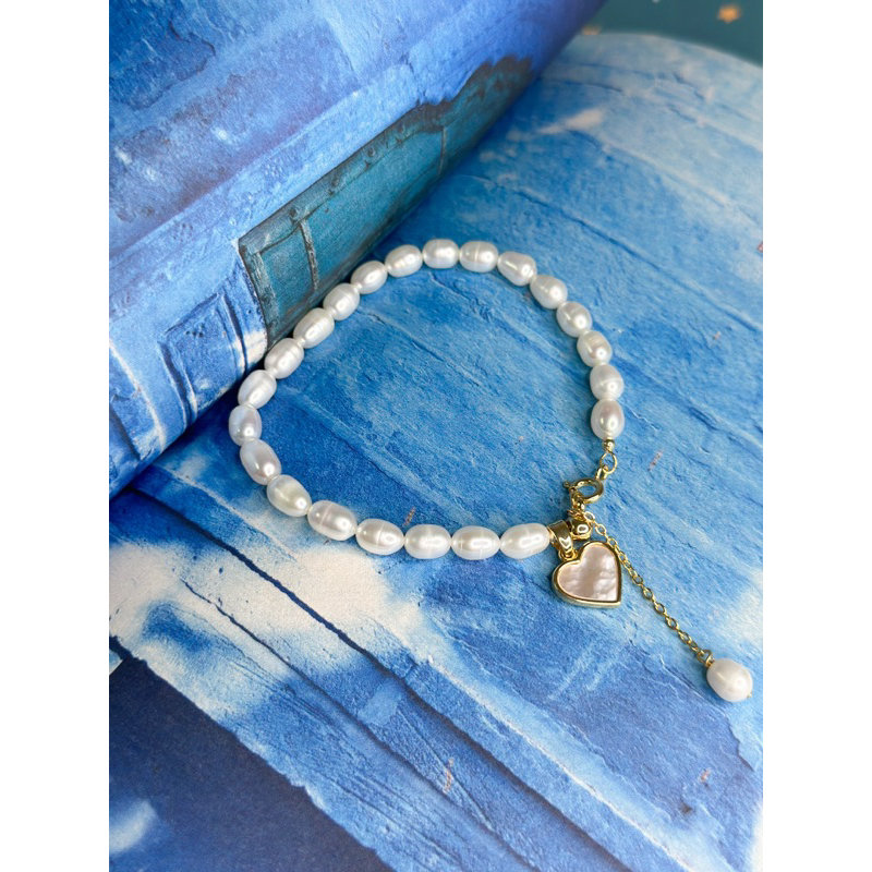 รักมุกแม่ด้วยมุกน้ําจืด blacelet