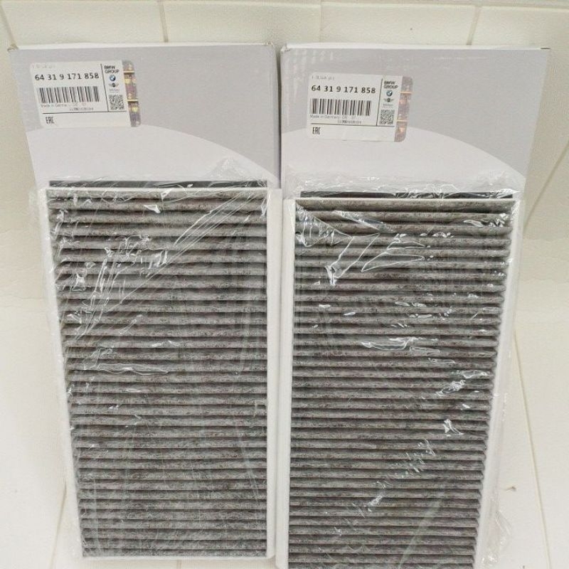ไส้กรองอากาศห้องโดยสาร 2 ชิ้น 64319171858 BMW E60/E61/E63/E64