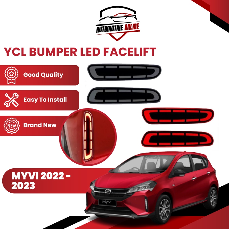 กันชน YCL LED MYVI 2022-2023 Facelift