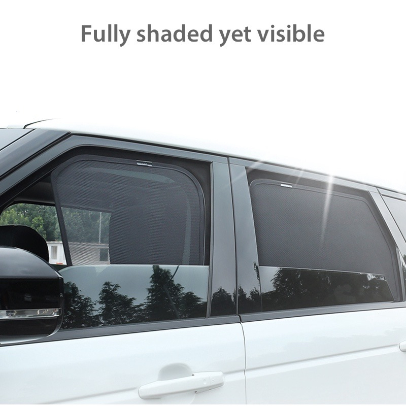 ISUZU DMAX D-MAX 2011-2019 DMAX D-MAX 2020-2023 ม่านบังแดดแม่เหล็ก Car Window Sun Shade (4 ชิ้น) ราคา ถูกที่สุด ดีลบีเคเค แกลเลอรีภาพที่ 3