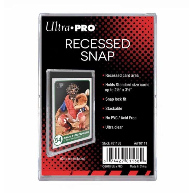 🔥‼️ORIGINAL‼️🔥 Ultra Pro Ultrapro Recessed Snap Mini Snap 65x90 Pokemon Digimon Yugioh One Piece WS 