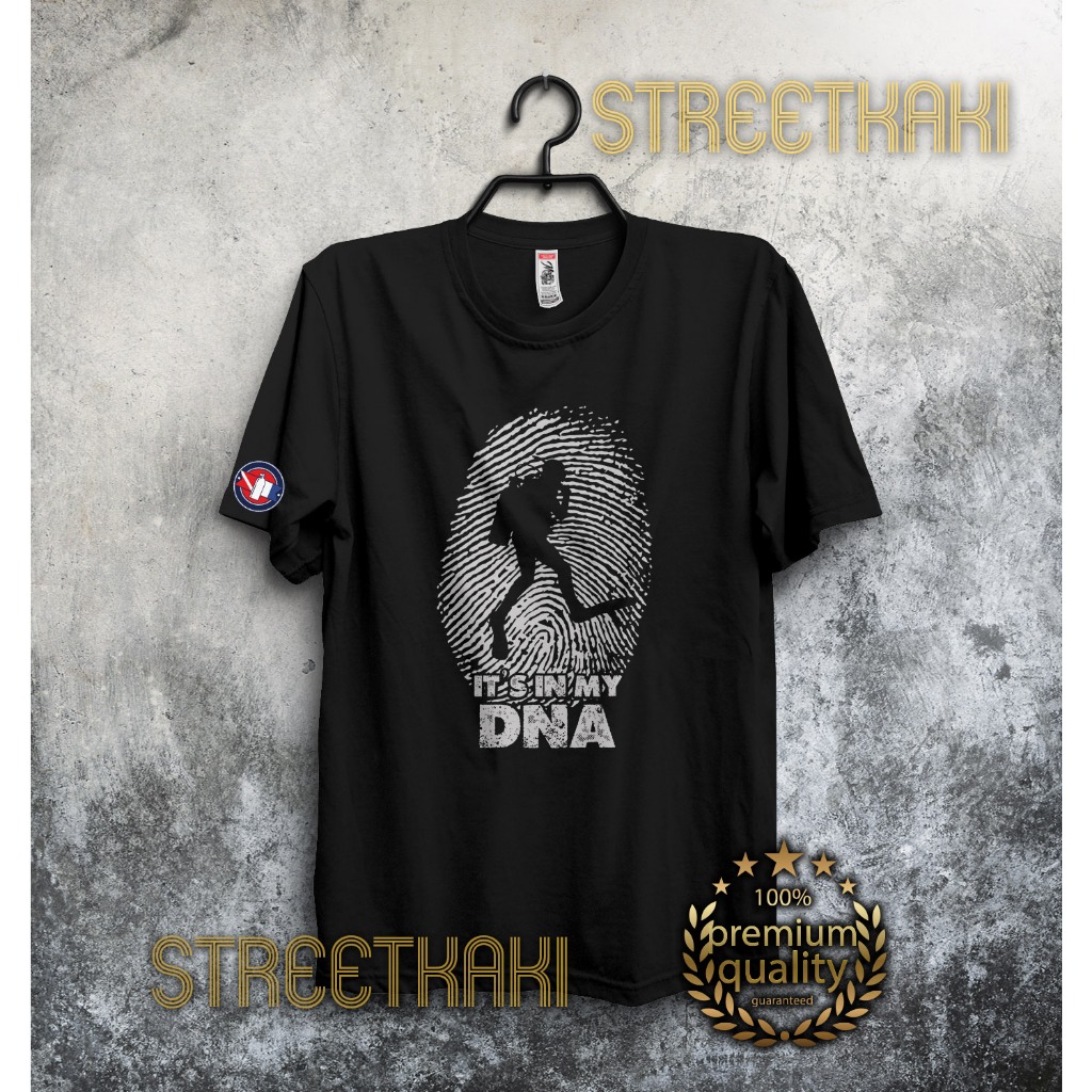 Diver DNA เสื้อยืดดําน้ําดําน้ํา Divers ไมโครไฟเบอร์ Dri-Fit Premium Tees แขนสั้นสีดํา