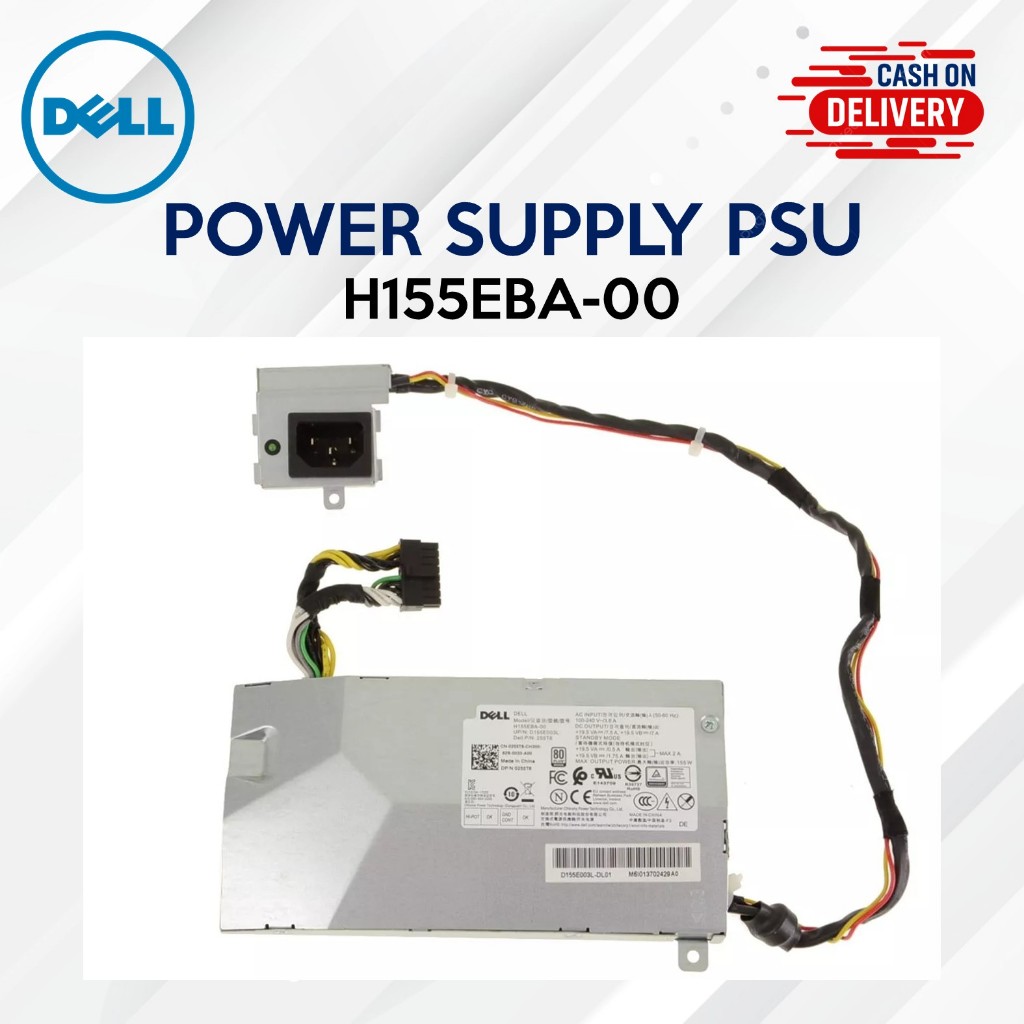 พาวเวอร์ซัพพลายมือสอง PSU Unit H155EBA-00 Dell 155W Optiplex AIO 5260 7460 PC Desktop