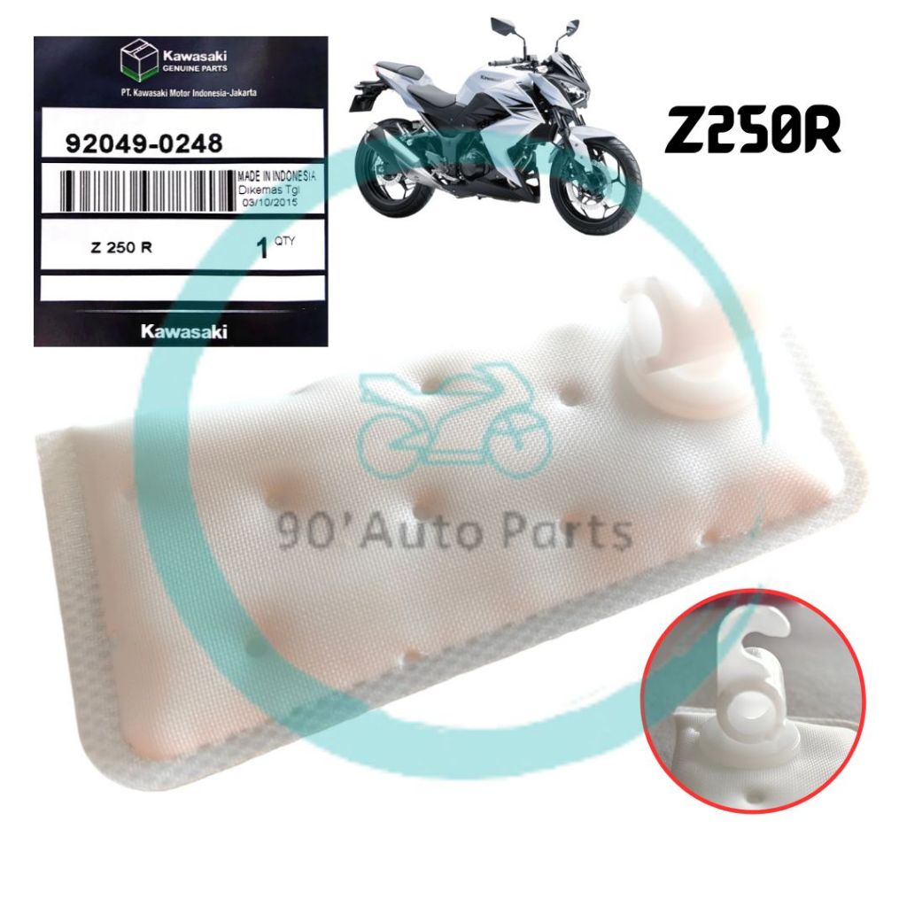 92049 0248 FUEL PUMP FILTER PETROL FUEL FILTER MINYAK PETROL FILTER KAWASAKI MOTOR BIKE Z250 RZ 250R