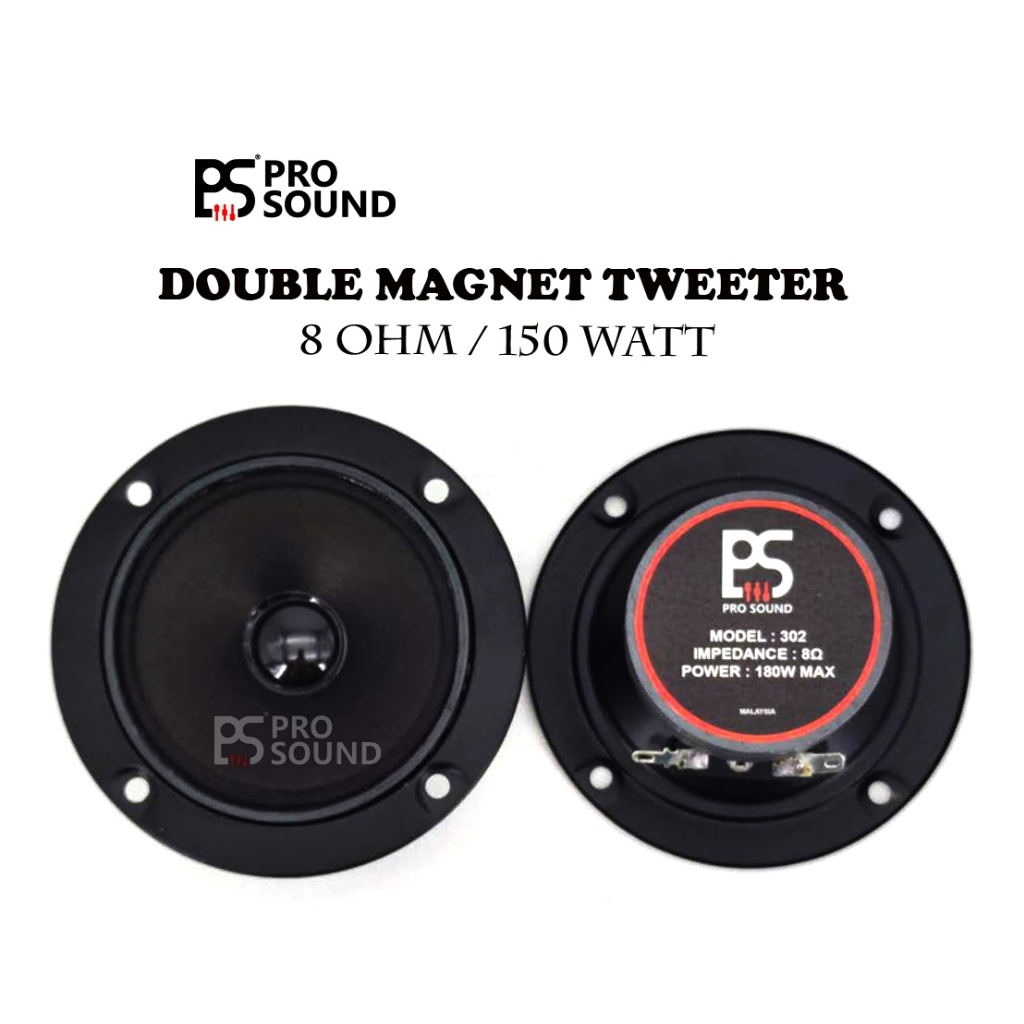 PS KARAOKE TWEETER 3.5 INCH 8 โอห์ม 150 วัตต์ ( 302 / DH-C / BGM 303 ) ****SEBIJI****