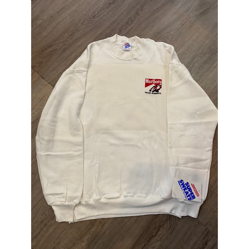 เสื้อสเวตเตอร์แข่ง Jerzees Malboro วินเทจ