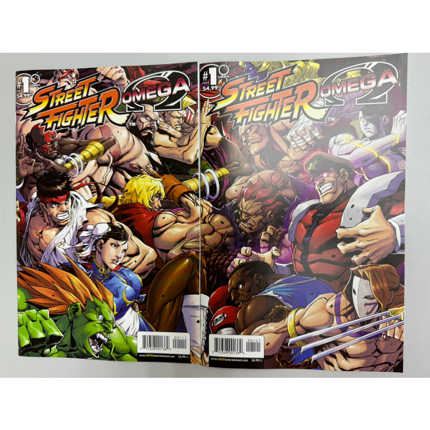 Street Fighter 1 (One-Shot) - SET 2 ชิ้น COMICS - UDON COMICS - หนังสือการ์ตูน - -