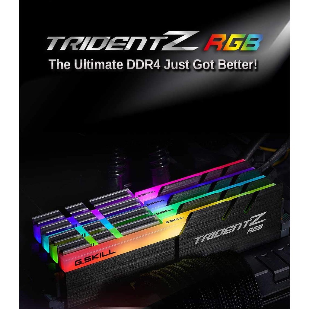 [ใช้แล้ว] Ram Gskill Trident Z RGB ddr4 (8x2) 16gb 3200mhz