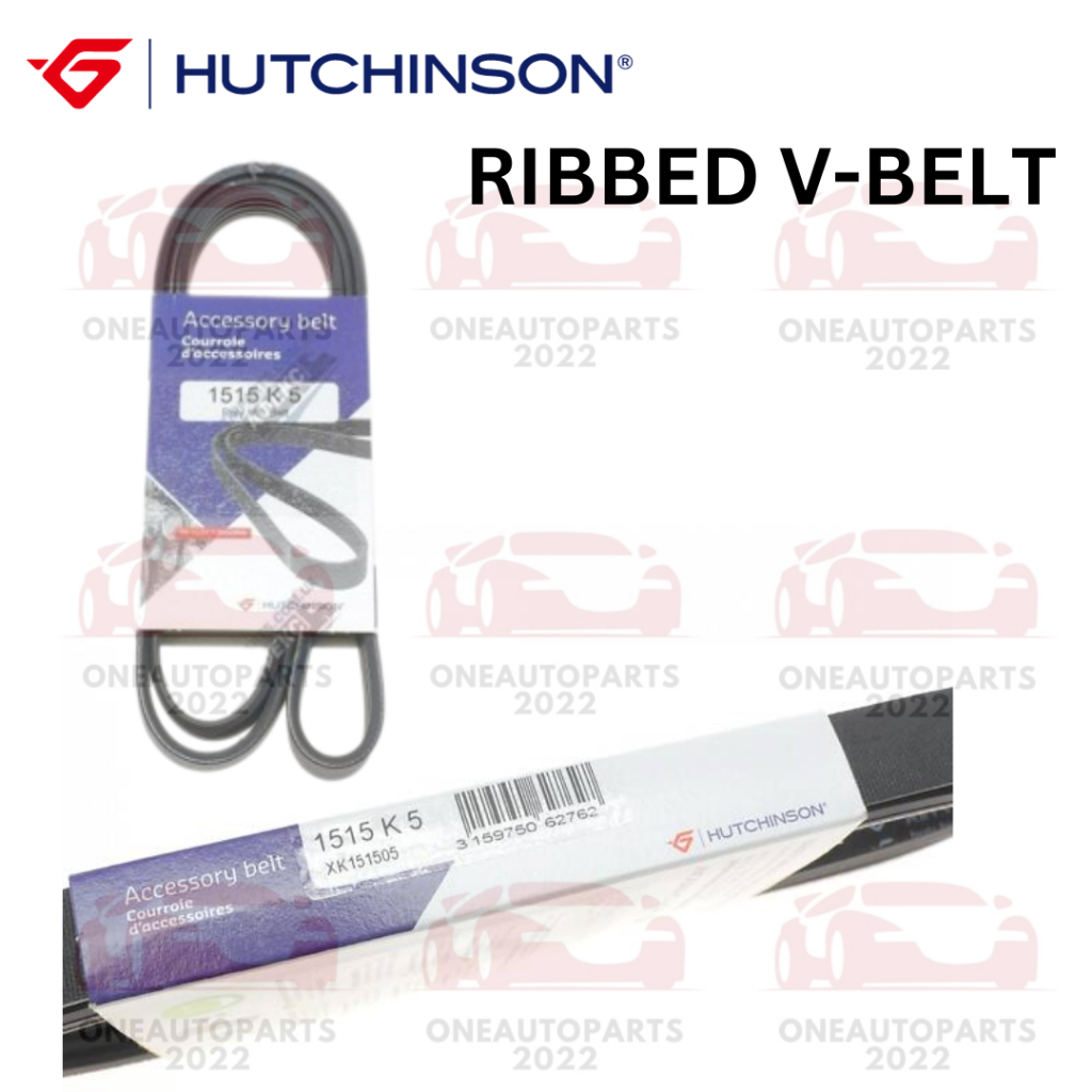 HUTCHINSON FRANCE RIBBED V-BELT MERCEDES W117 W176 W245 W156 W118 W247 GLB W177 V177