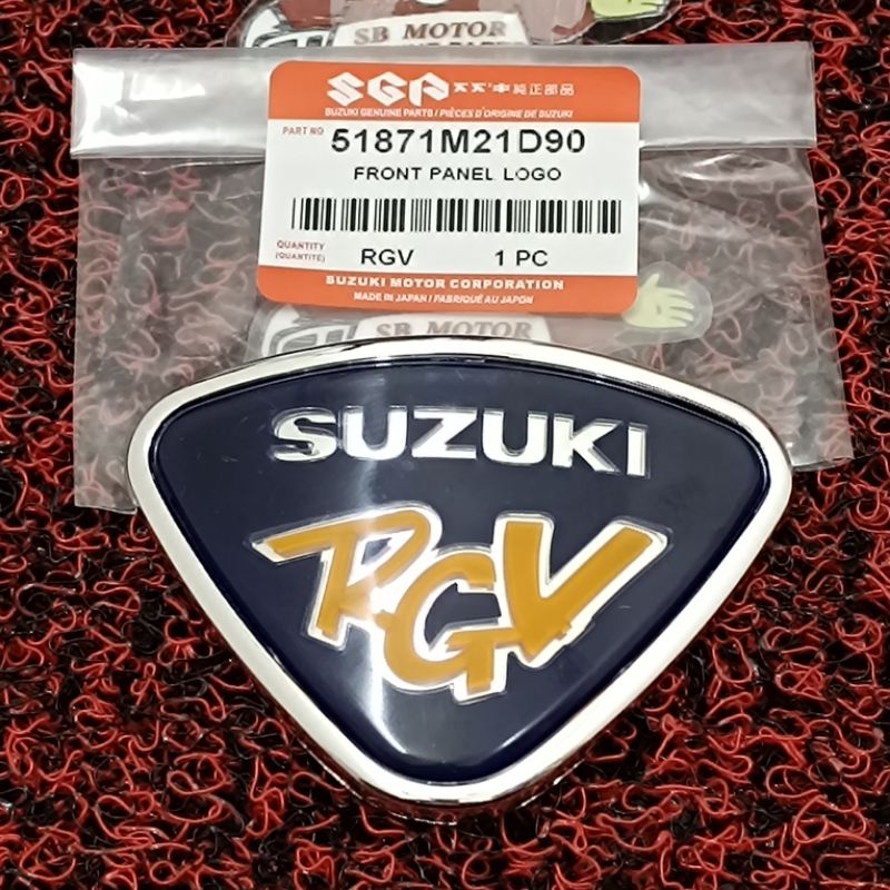 Suzuki RGV RGV120 โลโก้สัญลักษณ์ด้านหน้า DEPAN THAI SUZUKI SBMOTORPARTS
