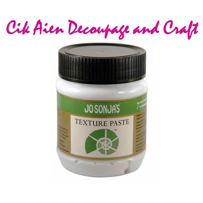 Jo Sonjas Texture Paste / Modelling Paste 250ml สําหรับเดคูพาจและงานศิลปะสื่อผสม- สร้างเอฟเฟกต์ 3D บ