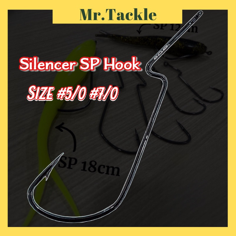 REX HK037 2pcs Mata SP Hook Silencer Hook Weedless Hook Matakail l Soft Plastik Casting Harun Toman 