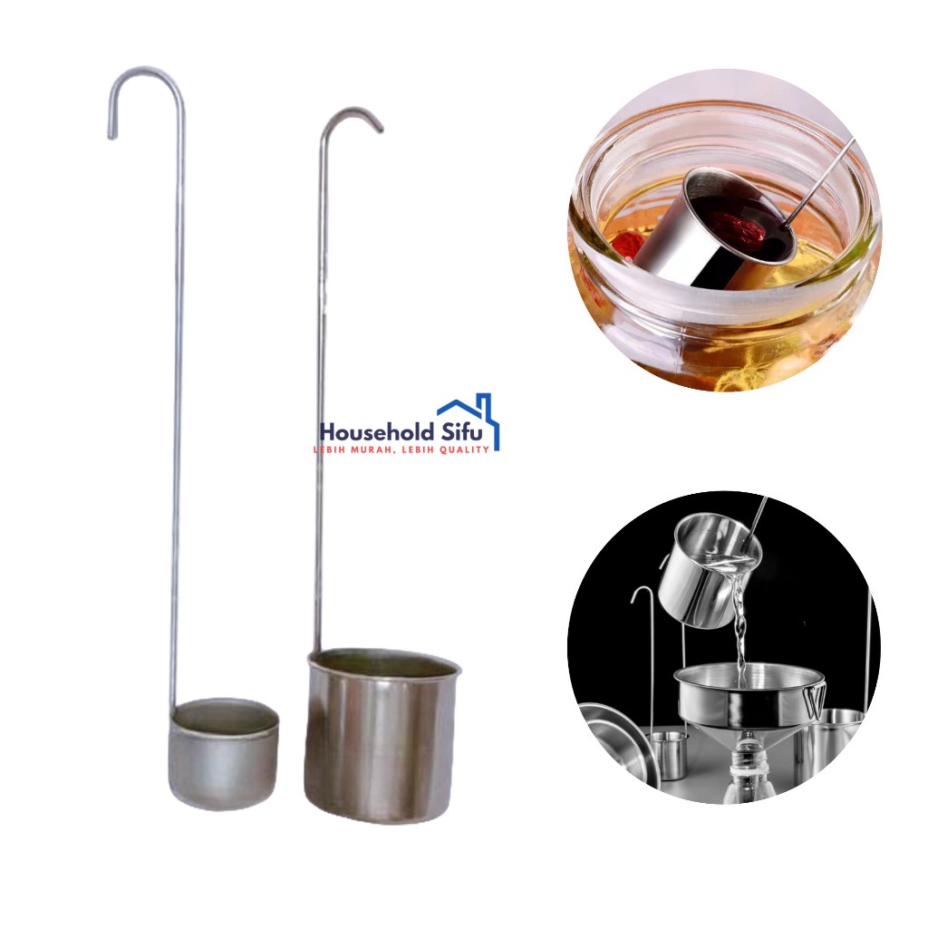 Senduk Sukat Air Sirap Gula/Syrup ทัพพีน้ําตาล / ทัพพีน้ําน้ําตาล / ที่ตักน้ํา Pencedok Air Gula /Se