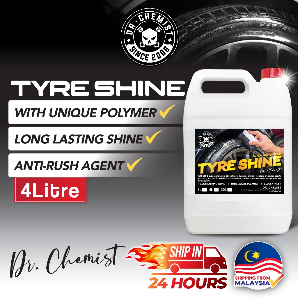 Tyre Shine/ Tyre Wax 4KG สีขาว สี Super Shine