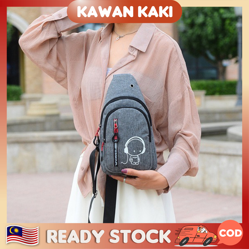 Kks Men Sling Bag Man Chest Bag Man Crossbody Bag Shoulder Bag Man Cross Body Bag Lelaki Beg Silang 