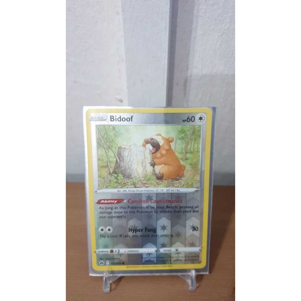 Bidoof - 111/159 - Holo ย้อนกลับทั่วไป