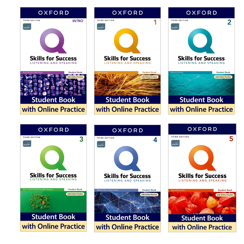 ทักษะ Q สําหรับความสําเร็จ - หนังสือนักเรียนฟังและพูดพร้อมฝึก iQ Online 3rd Ed