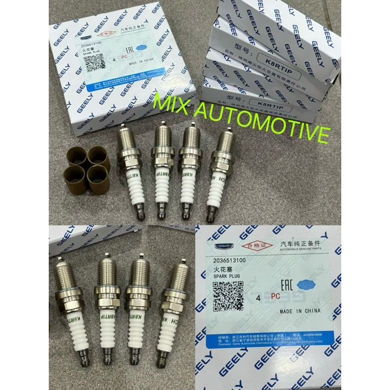PROTON GEELY 100% 2036513100 PROTON X70 GEELY IRIDIUM SPARK PLUG PROTON X70 K8RTIP