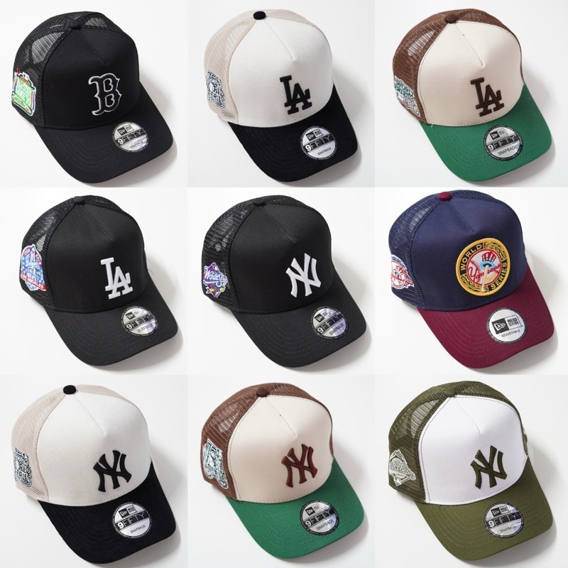 ผู้ชายหมวกรถบรรทุก TOPI LELAKI DEWASA JARING MLB SIDE PATCH JARING