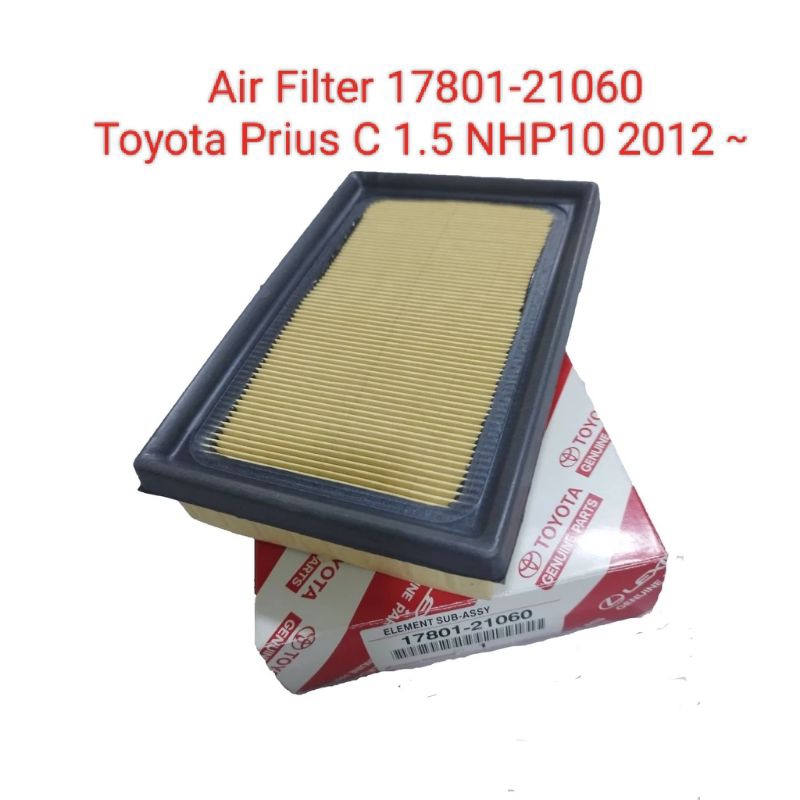 Toyota Prius C 1.5 NHP10 (2012~) AIR FILTER 17801-21060