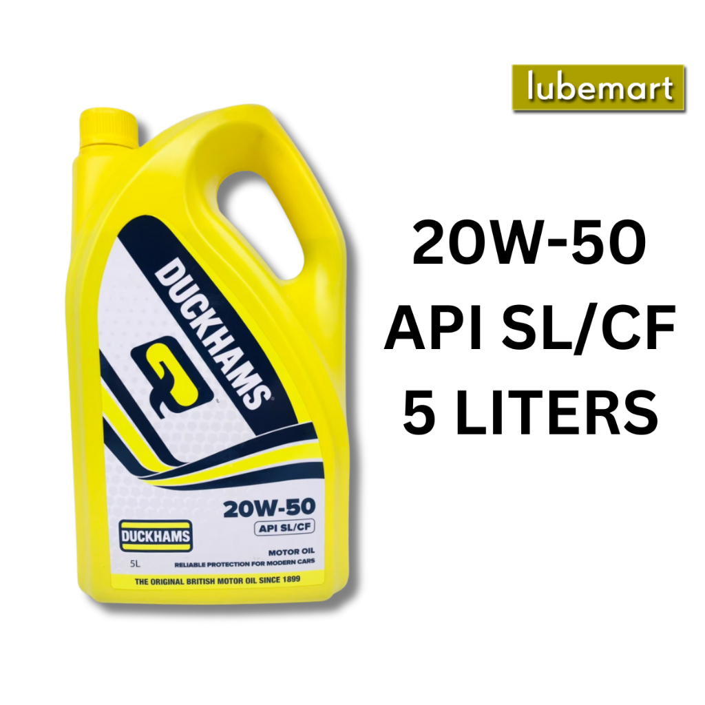 DUCKHAMS ENGINE/MOTOR OIL Q 20W-50 (5 ลิตร) - บรรจุใหม่