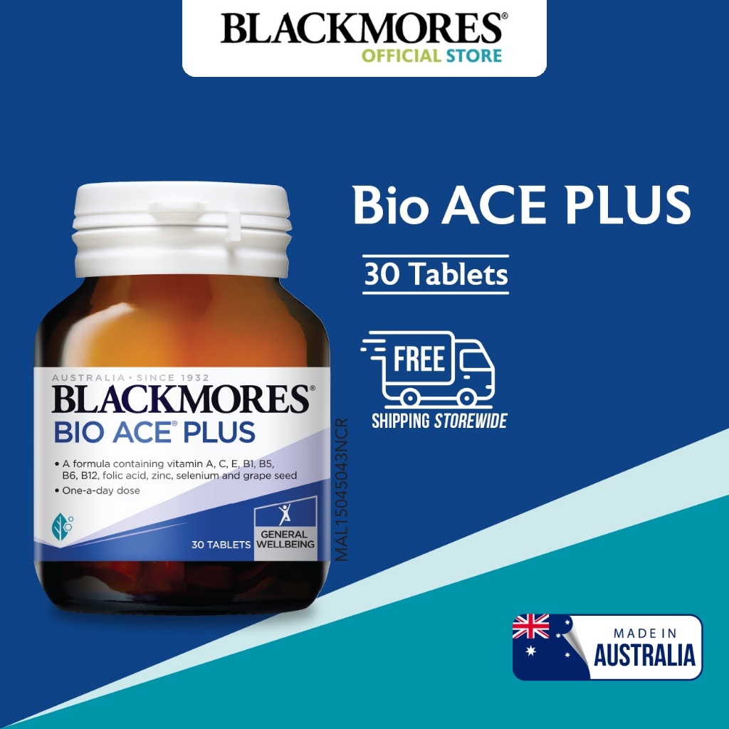 Blackmores Bio ACE Plus 30s - ส่งเสริมผิวแข็งแรง (นาที 6 เดือน Expiry)
