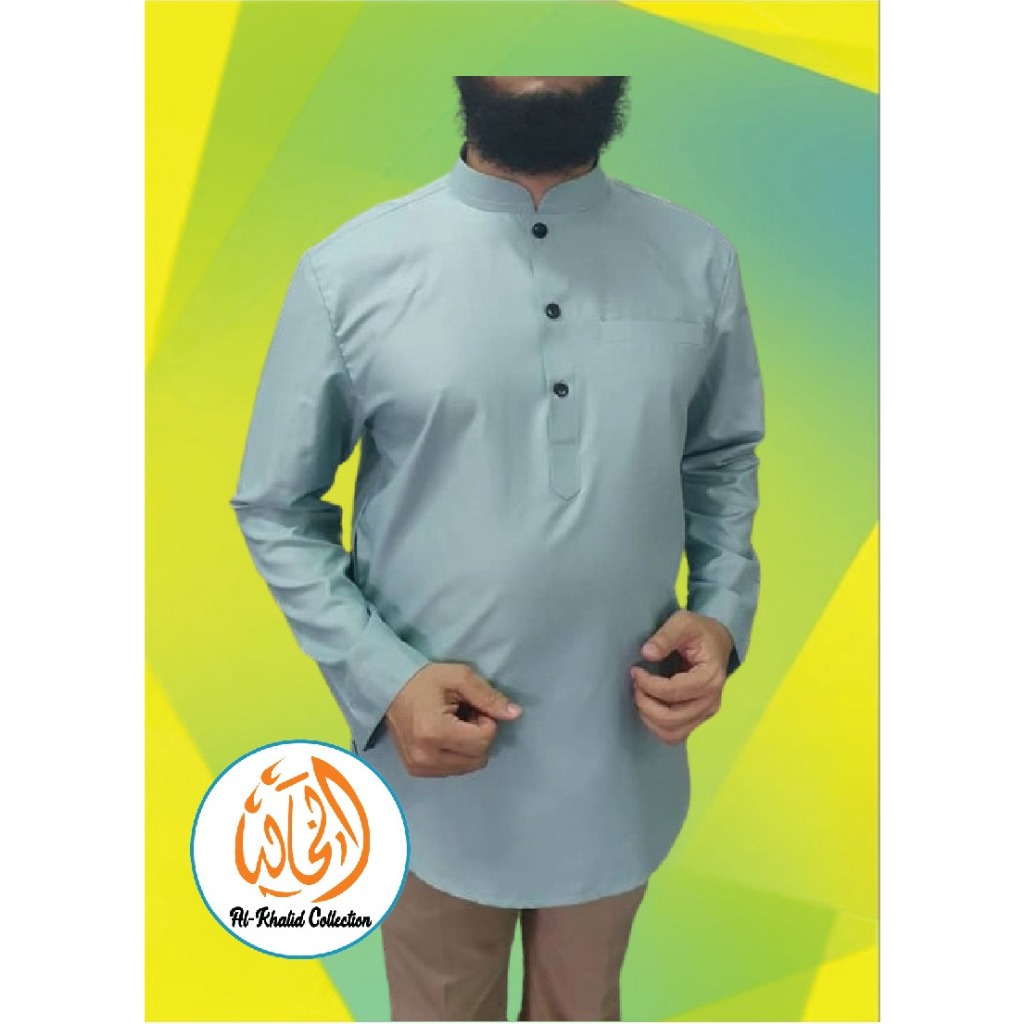 Al-khalid / KURTA ANAS / เสื้อแขนยาว RAYA KURTA / SLIM FIT EXCLUSIVE / KURTA LELAKI / ขนาด S-2XL / RAYA 2024