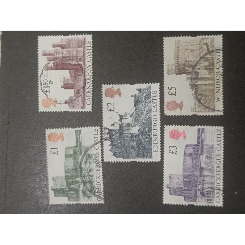 UK02 united kingdom Queen Elizabeth กําหนดค่าสูงกว่าแยกจําหน่ายที่ใช้