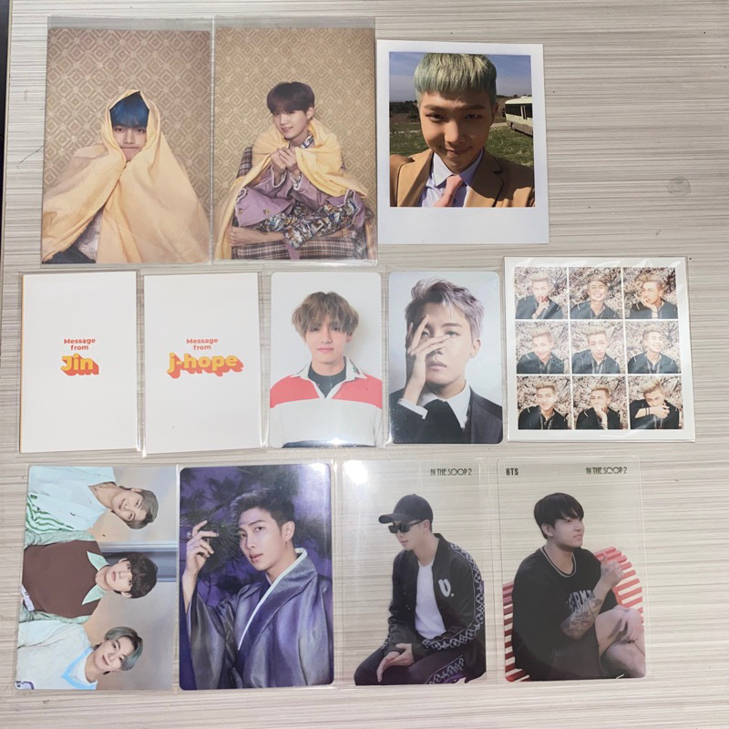 BTS PHOTOCARD อย่างเป็นทางการ TAEHYUNG NAMJOON JUNGKOOK JHOPE