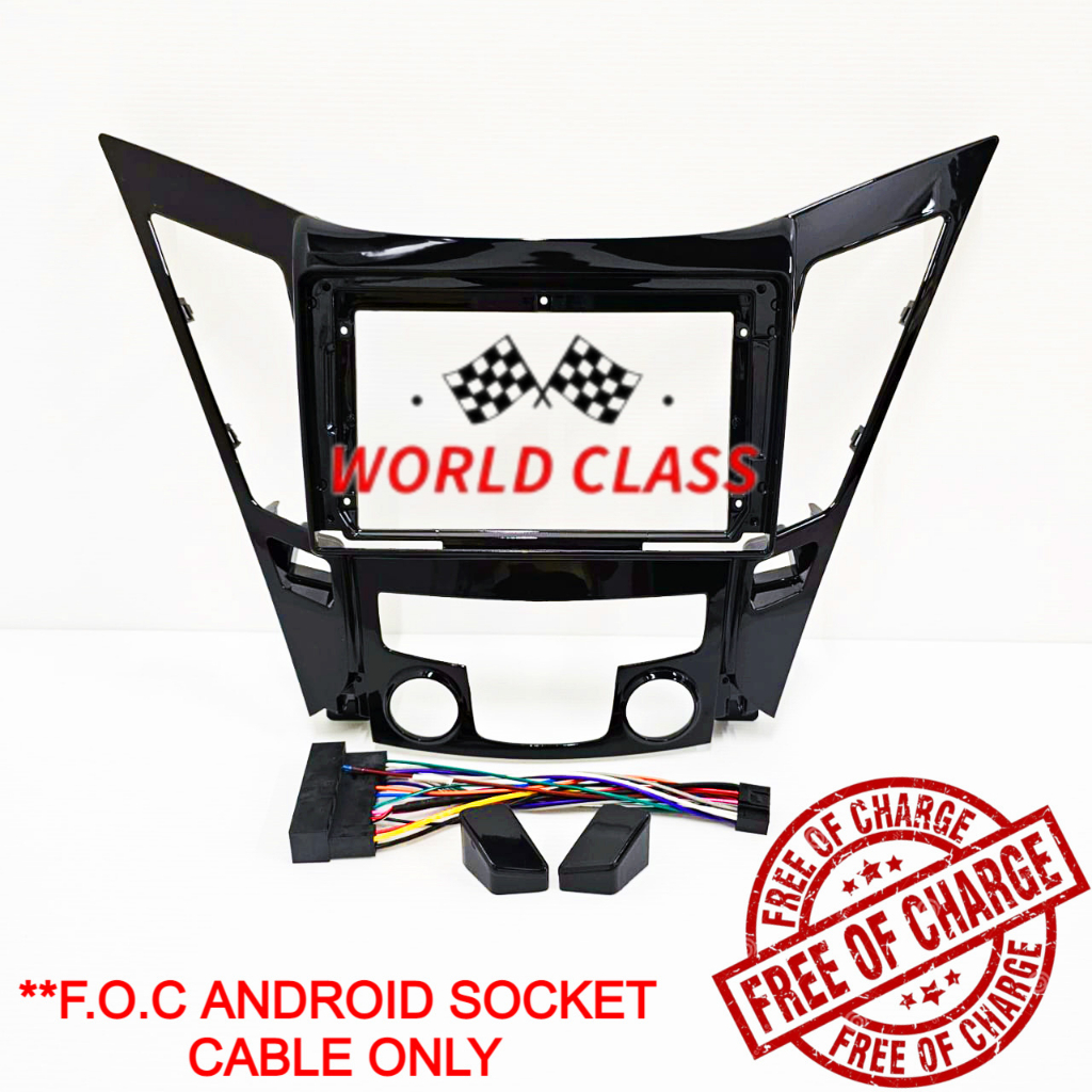 HYUNDAI SONATA i-45 i45 2011-2014 ANDROID 9" CASING (ฟรี PLUG & PLAY CABLE)