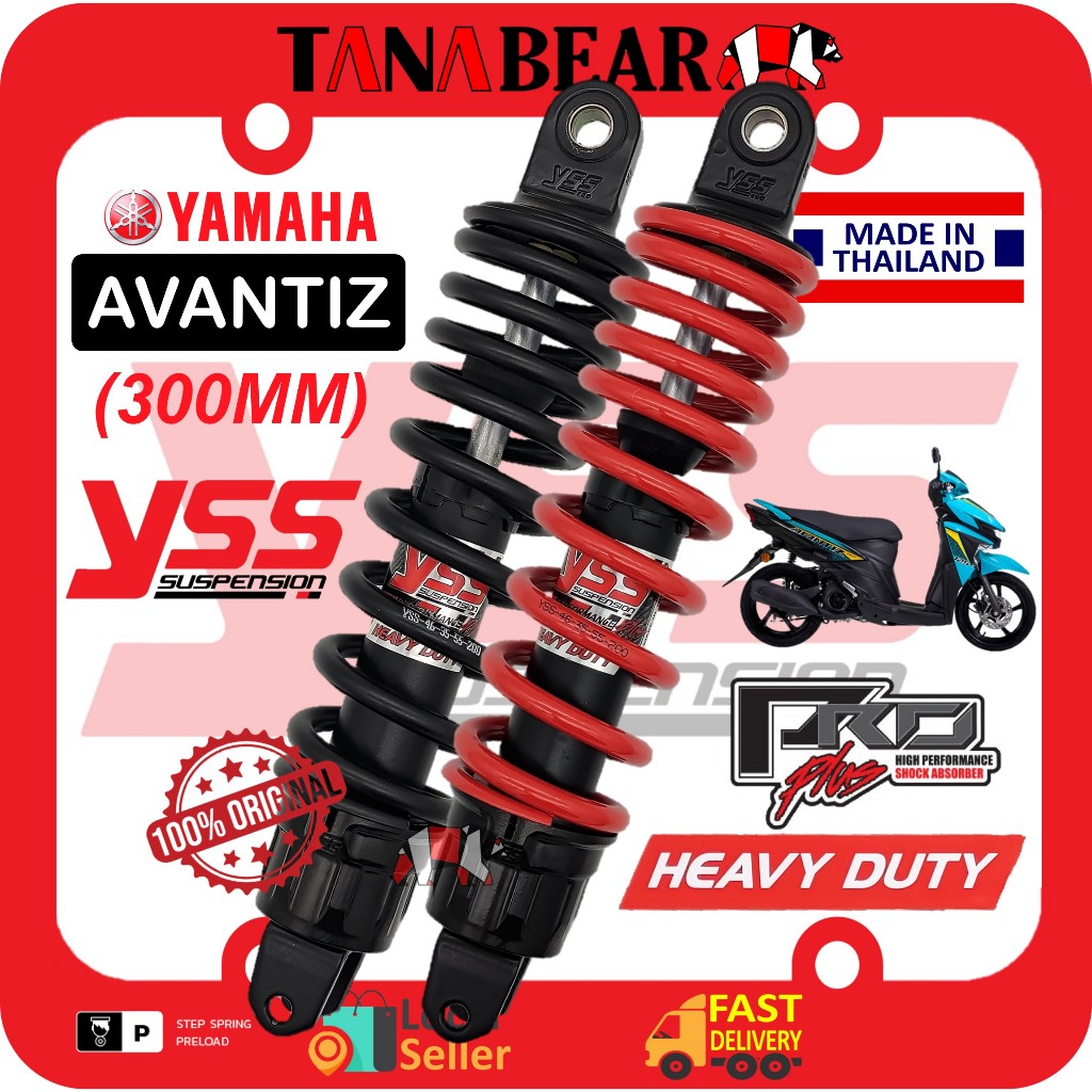 YSS Avantiz (300MM) HEAVY DUTY Pro Plus โมโนโช้คแบบปรับได้ ยามาฮ่า. สินค้า ใช่. เทราแบร์