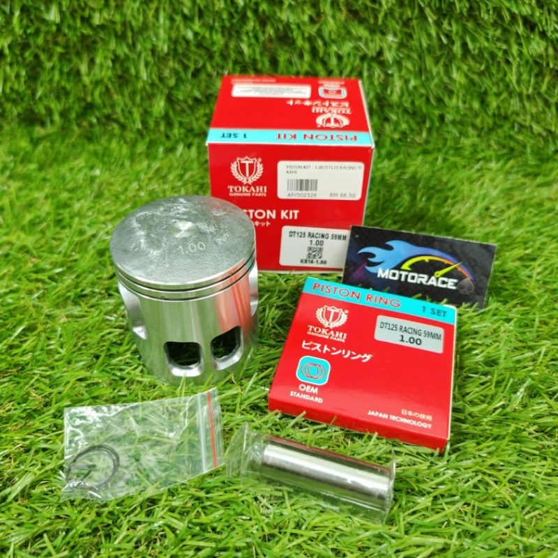 TOKAHI RACING PISTON KIT SET DT125 59MM