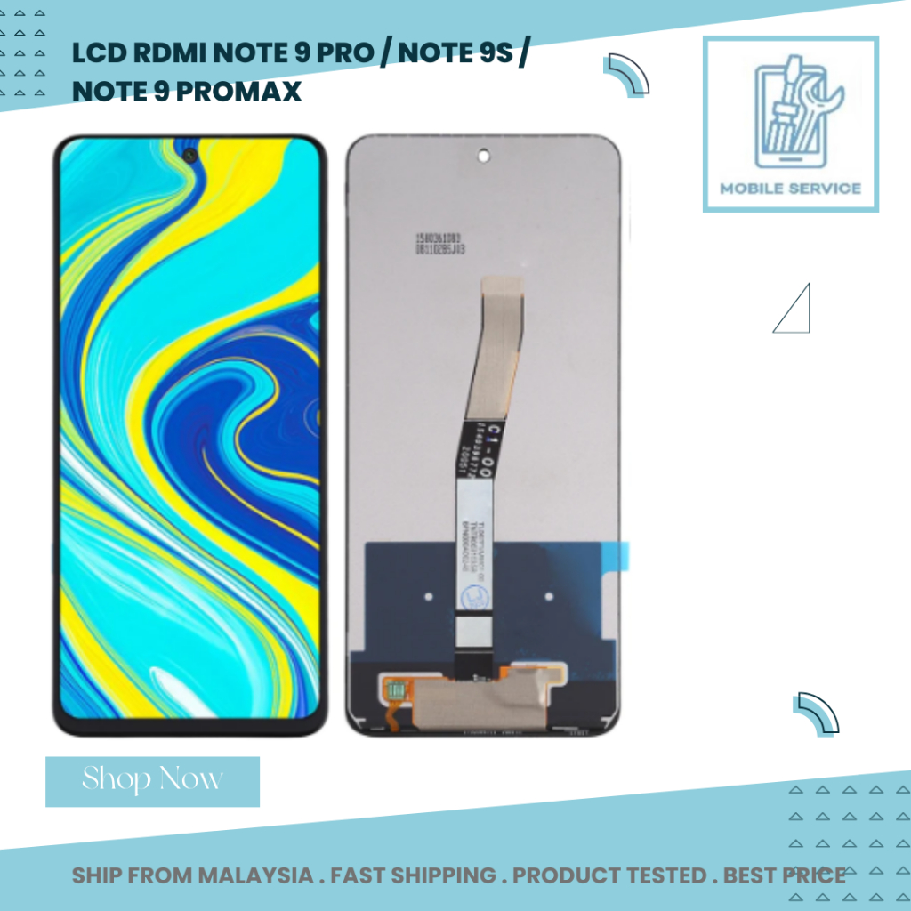 LCD REDMI NOTE 9 PRO / NOTE 9S / NOTE 9 PROMAX จอแสดงผล Touch Screen Digitizer เปลี่ยนใหม่
