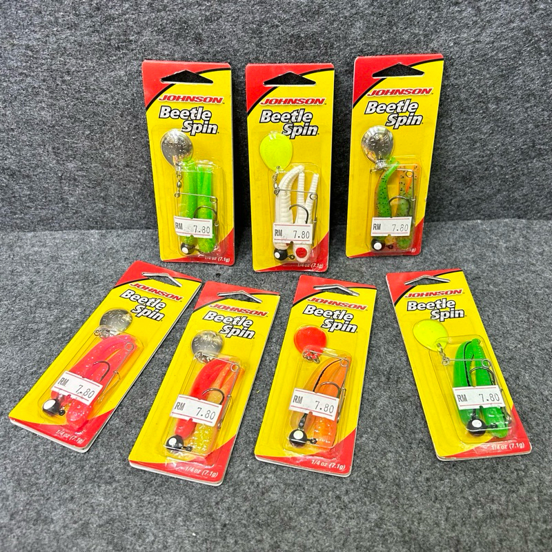 Johnson Beetle Spin Blade 7.1g/5cm(ที่สุดสําหรับ Ikan Haruan)