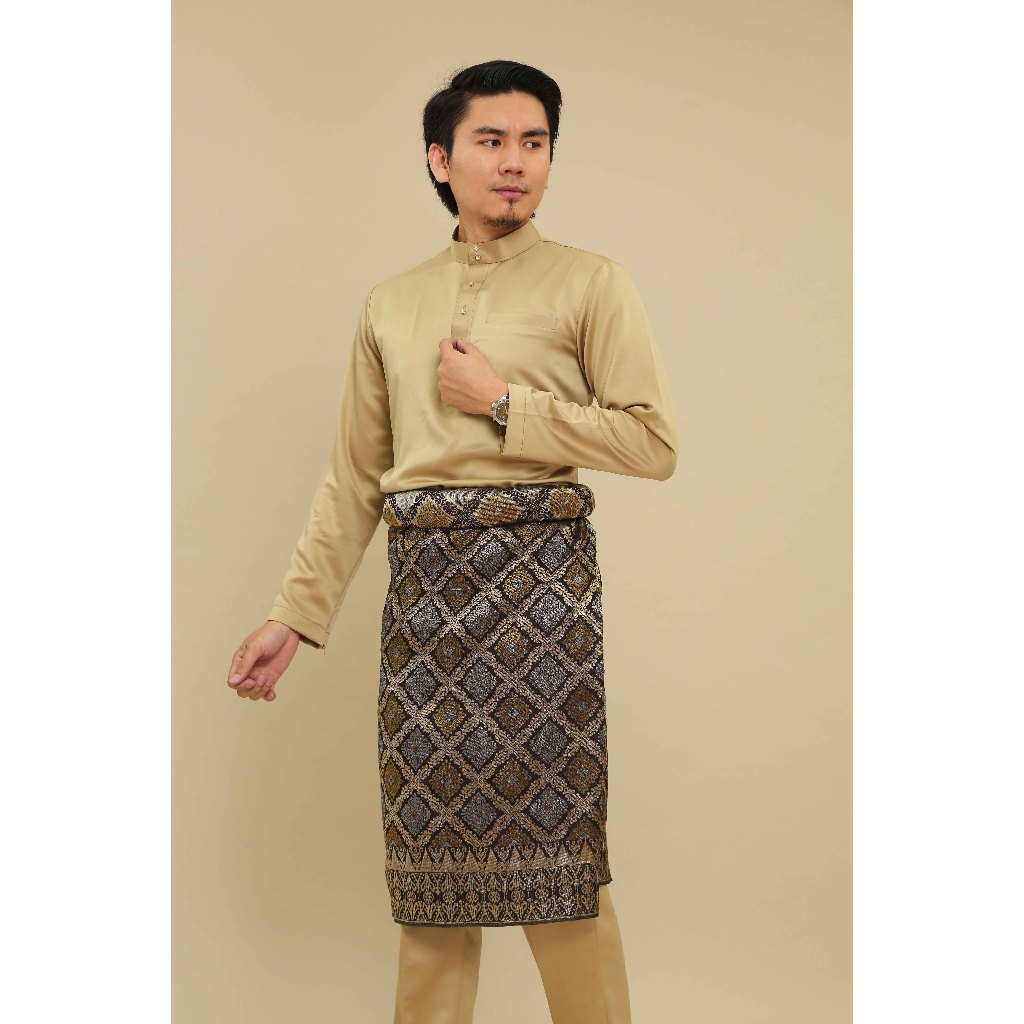 PLUS SIZE BAJU MELAYU SAIZ BESAR OLIVE GOLD SIZE [2XL-9XL] BODY 50-78 INCHES