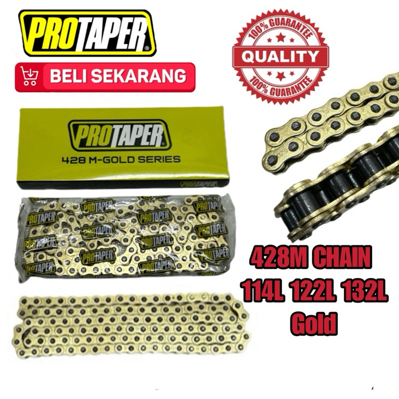 PROTAPER 428M CHAIN RANTAI GOLD 428M CHAIN RANTAI