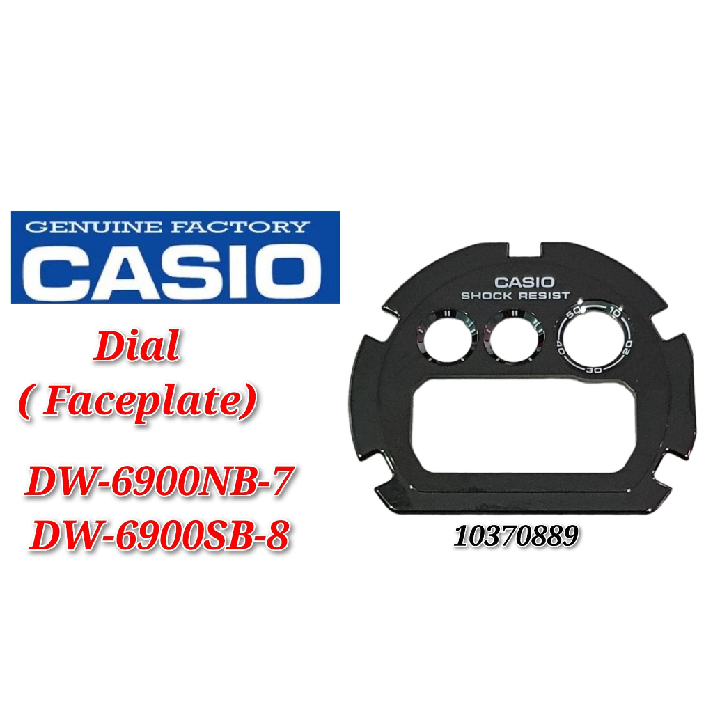 Casio G-shock DW-6900NB-7 / DW-6900SB-8 อะไหล่ทดแทน - DIAL (แผ่นหน้า)
