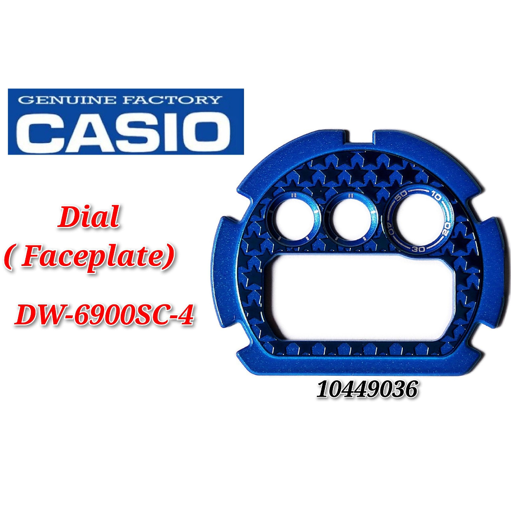 อะไหล่ทดแทน Casio G-shock DW-6900SC-4 - DIAL (แผ่นหน้า)