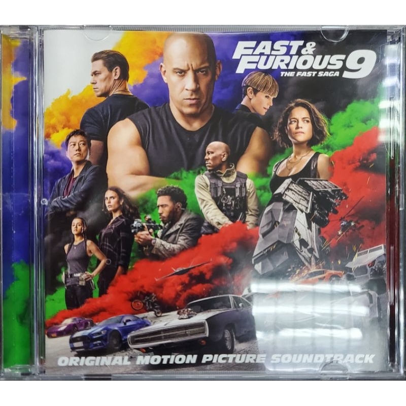 แผ่น CD เพลง Fast &amp; Furious 9 The Fast Saga Soundtrack