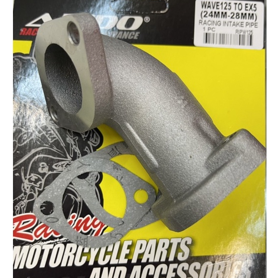 Apido HONDA WAVE125 WAVE 125 W125 Racing ท่อไอดี 24mm - 28mm คาร์บูเรเตอร์ข้อต่อคาร์บูเรเตอร์