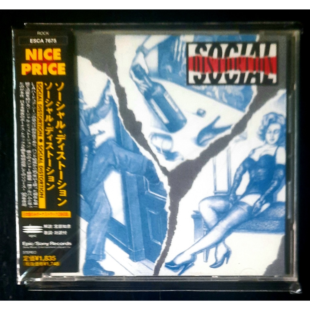 Social Distortion – Social Distortion ESCA 7675 (ซีดีมือสองญี่ปุ่น 1997 กด)