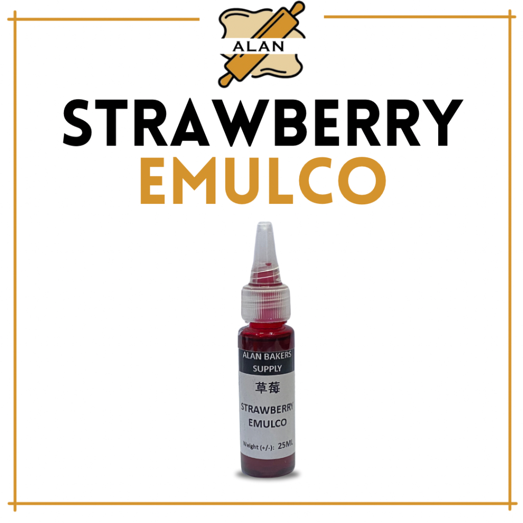 Strawberry EMULCO EMULCO STRAWBERI สตรอเบอร์รี่ผลไม้ 25GM