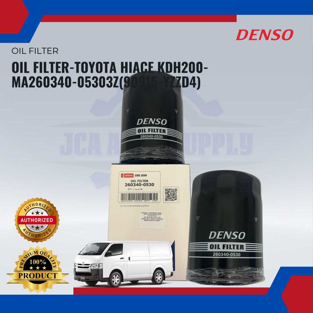 กรองน้ํามัน-Toyota Hiace KDH200-MA260340-05303Z(90915-YZZD4)