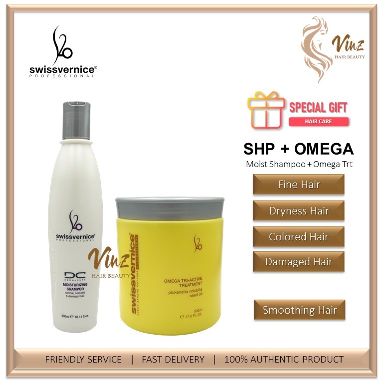 Swissvernice s2o Shampoo / Yogurt Mask - 300ml + Tri-Active Treatment - 500ml (ชุดทดลอง)