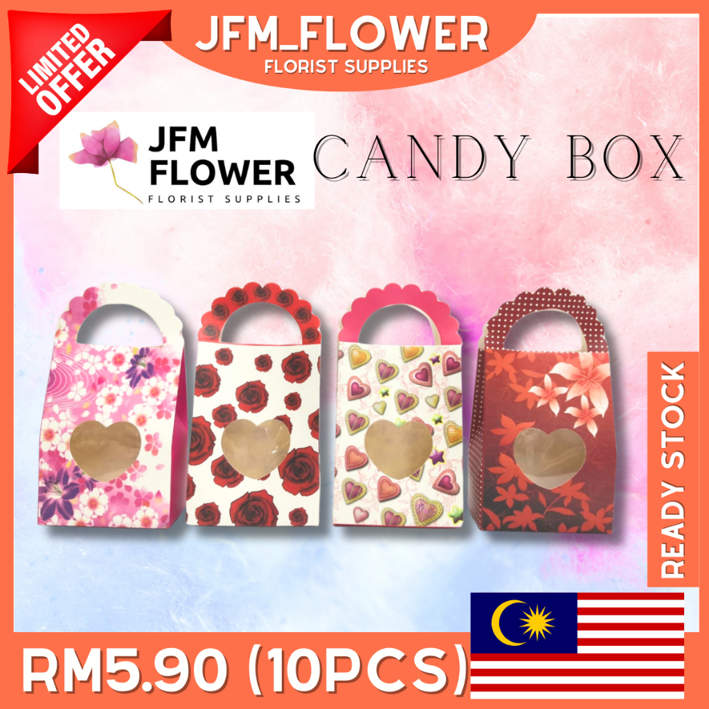 [RM0.59/PC] 10PC Candies Paper Bag/Goodies Bag/Fancy Cute Paper Bag/Chocolate Bag Mini Bag