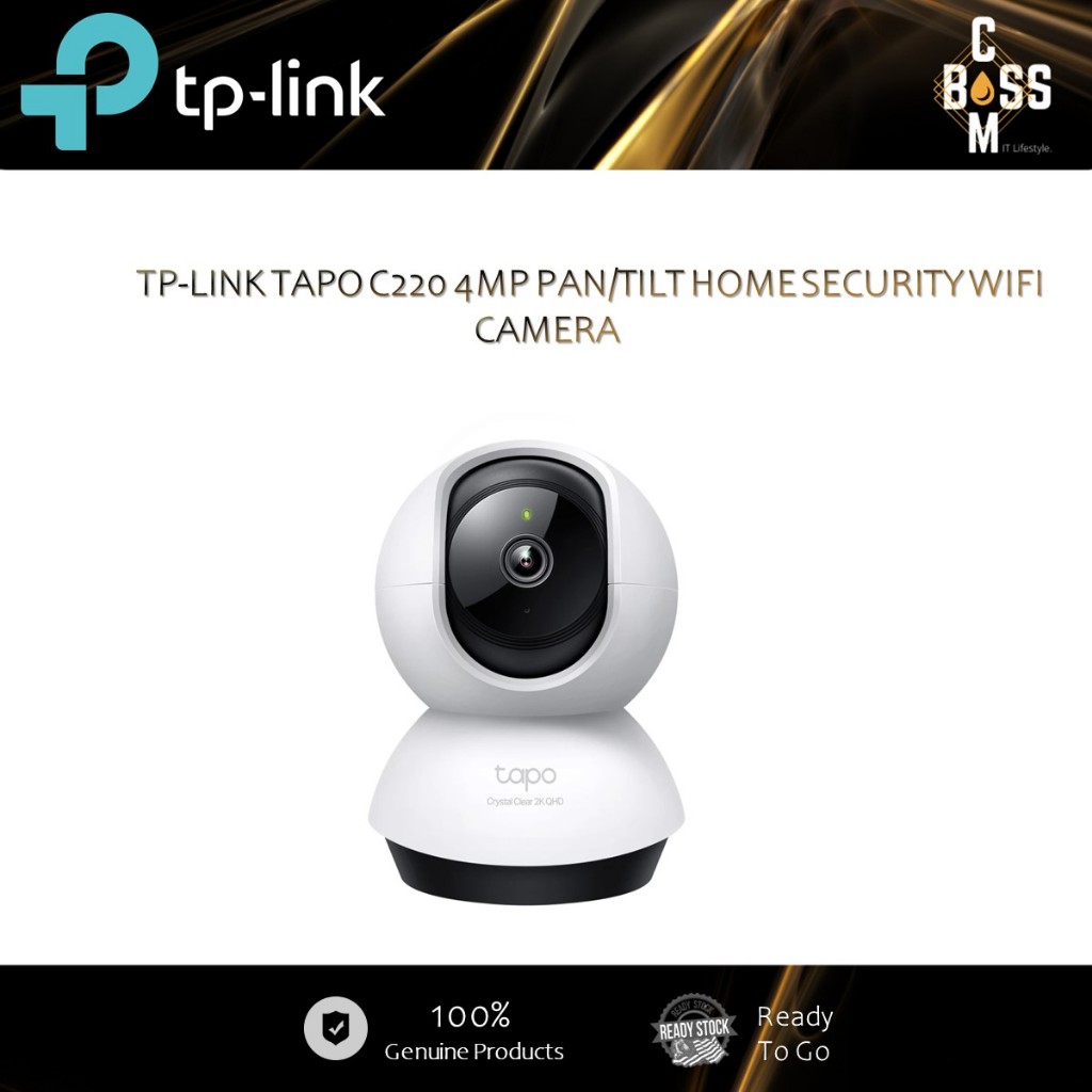 TP-LINK TAPO C220 4MP PAN/TILT HOME SECURITY กล้อง WIFI