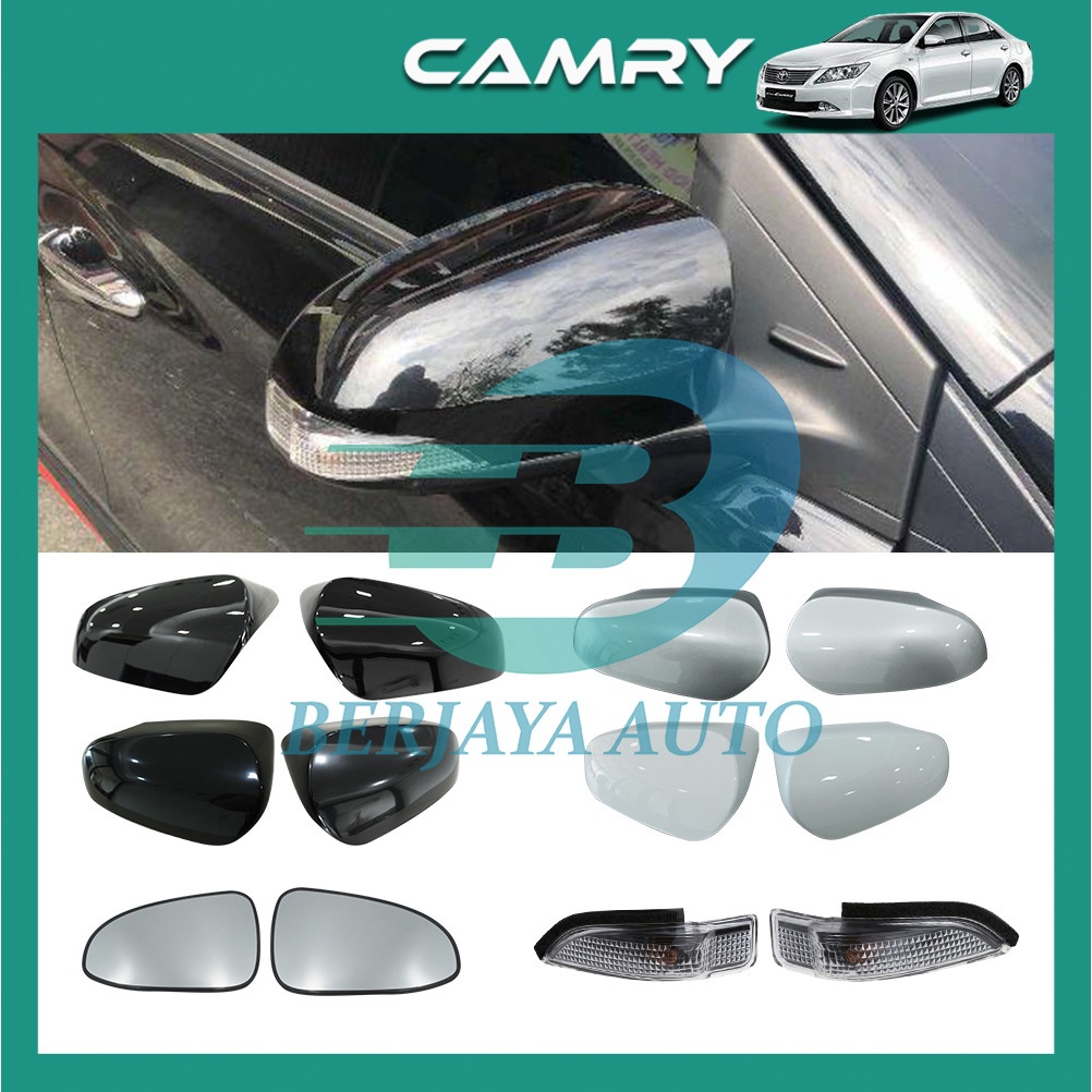 อะไหล่ฝาครอบกระจกมองข้างรถยนต์ สําหรับ Toyota Camry ACV50 XV50 (2012-2018)