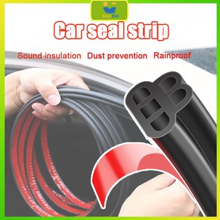 5 Meters Car Door Scheme Rubber Seal Strip Thicken Anti-noise Soundproof Proof Car Rubber Seal Getah Pintu Kereta