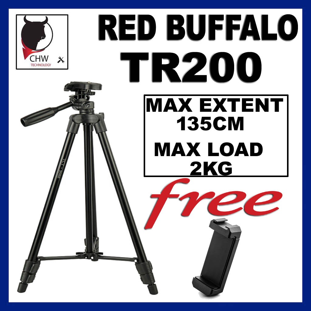 RED BUFFALO TR200 RED BUFFALO TR-200 TRIPOD ที่วางหูฟังฟรี